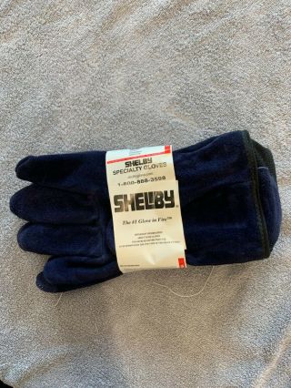 Shelby Specialty Fire Gloves Dark Blue Style 5227 Size LARGE 2