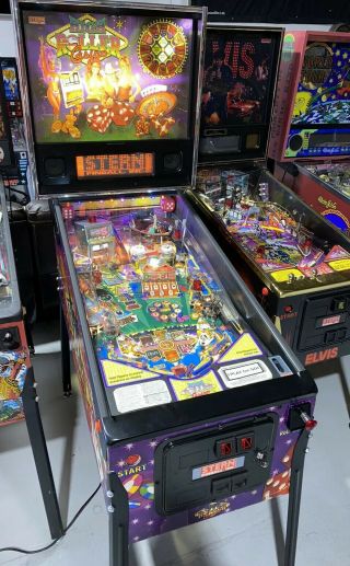 High Roller Casino Stern Pinball Machine Arcade Leds 2001