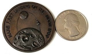 Apollo 11 Mans First Landing On The Moon 1969 - Bronze Medal