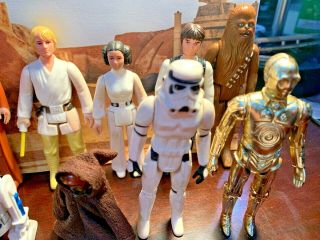 Vintage 1977 Star Wars 12 Action Figures 3