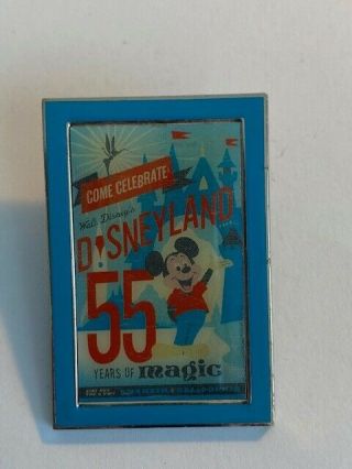 Walt Disney Disneyland 55 Years Of Magic Come Celebrate Disney Pin (b0)
