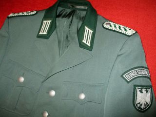 Vintage West Germany German border guard BGS Bundesgrenzschutz dress uniform 2
