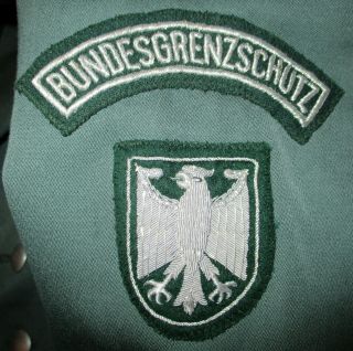 Vintage West Germany German border guard BGS Bundesgrenzschutz dress uniform 3