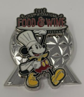 Mickey Mouse 2018 Epcot International Food And Wine Festival Limited Release Pin