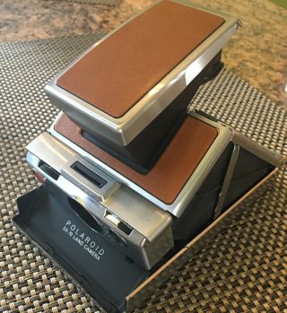 Vintage Polaroid Sx - 70 Land Camera And Case