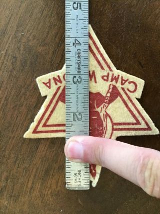 Old Camp Winona Felt Patch Probably From 1930’s 3
