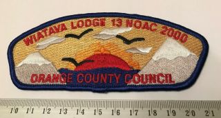 Orange County Council California Sa69 Csp Oa Lodge 13 Wiatava 2000 Noac Bsa