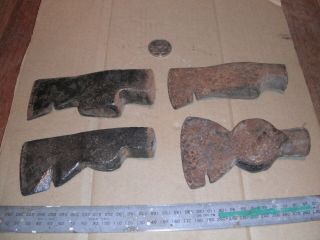 4 Old Vintage Axe 
