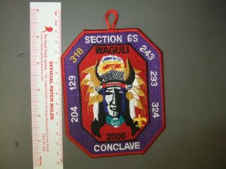 Boy Scout Oa Section Sr - 6s 2000 Conclave Patch 1752hh