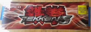 Nos Namco Tekken 5 Marquee Translite