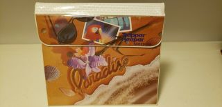 Vintage 80s Mead Trapper Keeper Beach Paradise Notebook 3 - Ring Binder