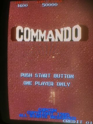 Commando By Capcom Arcade Pcb Jamma Video Game Board