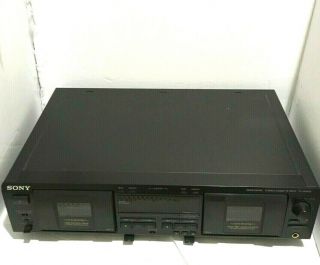 Vintage Sony Tc - We435 Dual Stereo Cassette Deck Component Fully Functional