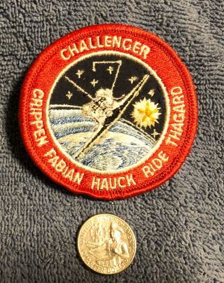 Vintage 1983 Official Nasa Space Shuttle Challenger Sts - 7 Patch Rare