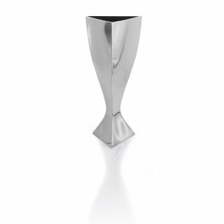 Michael Aram Vintage Stainless Steel Relationship Vase - 12 "