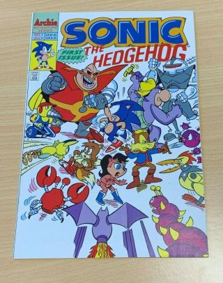 Sonic The Hedgehog 1 Comic Vintage 1993 First Issue