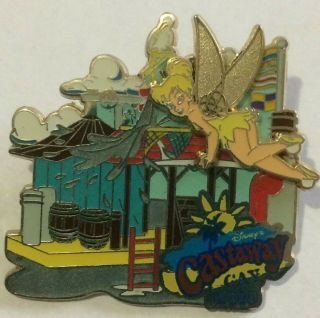 Tinker Bell Castaway Cay Dcl Disney Cruise Line Le 500 Slider Pin Tink M