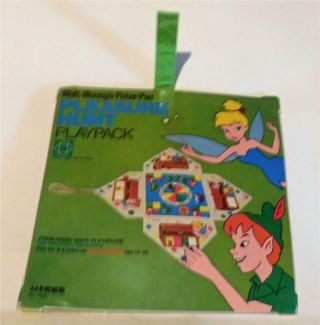 1969 Disney Peter Pan Pleasure Hunt Playpack Game