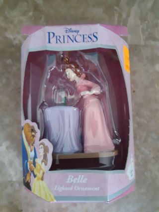 Disney Enesco Belle Lighted Ornament Princess Beauty And The Beast Holiday