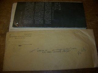 1931 Olean Ny Brotherhood Railroad Trainmen Power Of Attorney Document Election