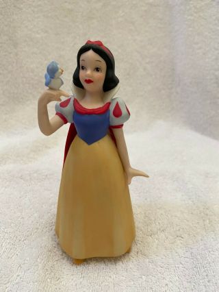Vintage Disney Disneyland Snow White With Blue Bird Figure Figurine Sri Lanka