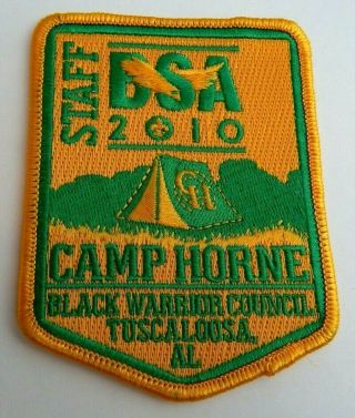Black Warrior Council Camp Horne 2010 Staff
