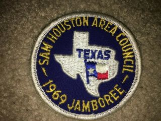 Boy Scout Sam Houston Area Texas Bsa Council Jcp 1969 National Jamboree Patch