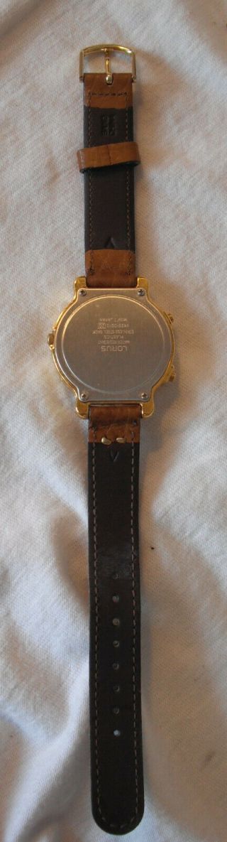 Lorus Kid ' s Mickey Mouse Quartz Watch - Japanese Movement - Leather Wristband 3