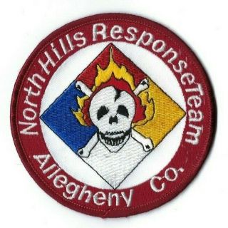 North Hills (allegheny County) Pa Pennsylvania Hazmat Response Team Patch -