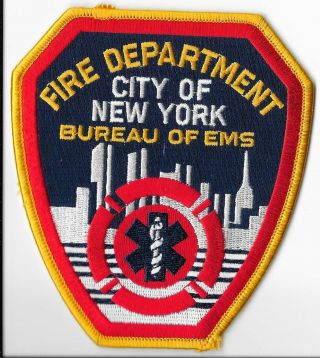 York Fire Department (fdny) Bureau Of Ems Patch