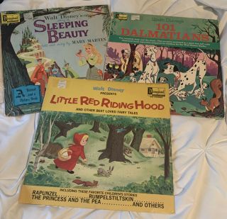Highly Collectible Vintage Walt Disney’s Story And Music Vinyl Records 2