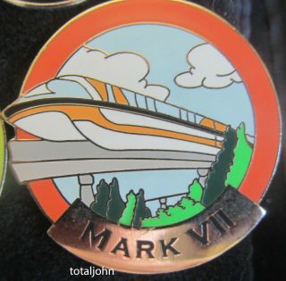 Disney Dlr - Disneyland Resort Monorail 50th Anniversary - Mark Vii Pin