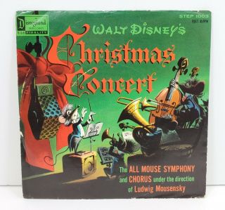 Walt Disney ' s Christmas Concert All Mouse Symphony & Chorus Disneyland F - 67 1957 3