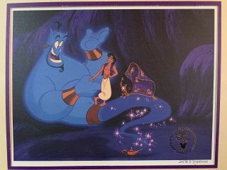 Aladdin Exclusive Commemorative Lithograph,  1993 A Walt Disney Classic,  Numbered