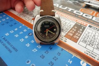vintage lancia automatic cal - 2472 watch 3