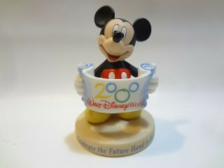 Vintage Disney 2000 Mickey Mouse Ceramic Figurine / Figure Sri Lanka