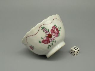 18thc Chinese Famille Rose Porcelain Tea Bowl Qianlong Period Circa 1780