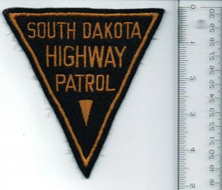 South Dakota Highway Patrol Wool Patch 1941 - 1972