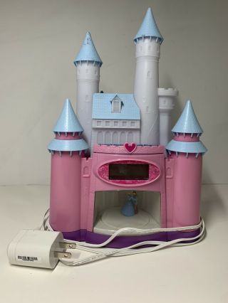 Disney Princess Cinderella Magical Alarm Clock Light Up Castle And
