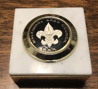 1974 Boy Scouts Baltimore Area Council Paperweight