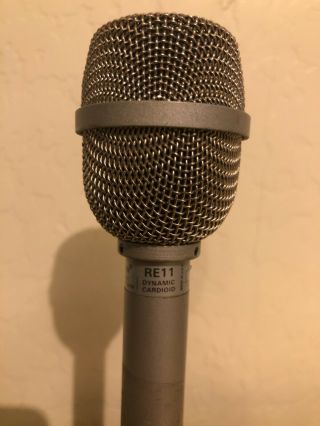 Vintage Electro - Voice Re - 11 Microphone Ev Re11 Dynamic Cardioid Mic