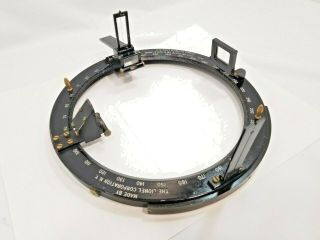 Vintage Wwii Ww2 Lionel Brand U.  S.  Navy Azimuth Circle Oceanic Navigating