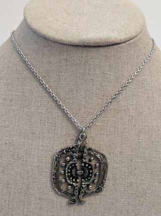Vintage Guy Vidal Necklace And Pendant