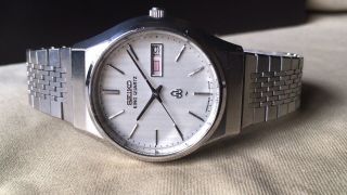 Vintage Seiko Quartz Watch/ King Quartz 0853 - 8000 Ss 1975
