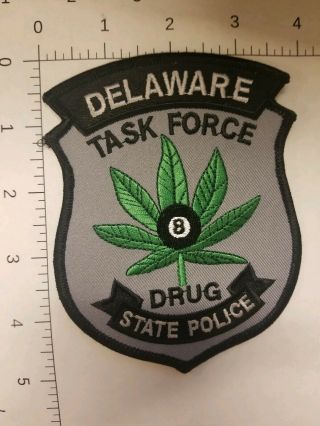 Delaware State Police Drug Task Force Patch