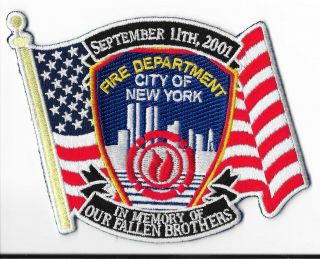 York Fire Department (fdny) 9 - 11 - 01 Patch V12