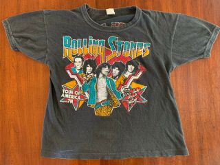 Vintage 1978 Rolling Stones Tour Of America T - Shirt