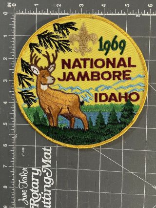 Vintage 1969 National Scout Jamboree Big Jacket Patch Boy Scouts Of America Bsa