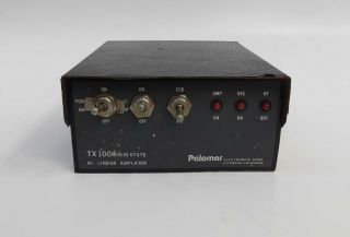 Vintage Palomar Tx - 100 100 Bi Linear Amplifier Amp - Cb Ham -