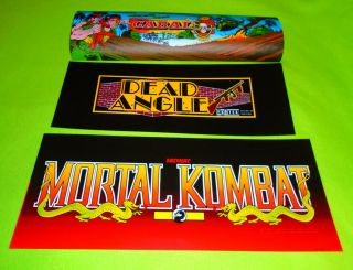 1992 " Mortal Kombat " Arcade Marquee Plus 6 Classics In
